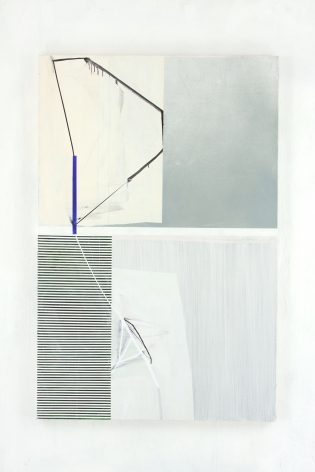 Gordon Moore's Untitled (2016. Acrylic, oil and pumice on Canvas. 65" x 42") at Anita Rogers Gallery