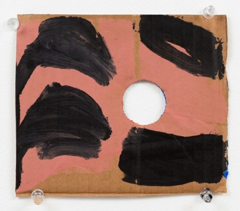 Virva Hinnemo's Silver Soup (Acrylic on cardboard, 5 1/2" x 6 5/8") at Anita Rogers Gallery
