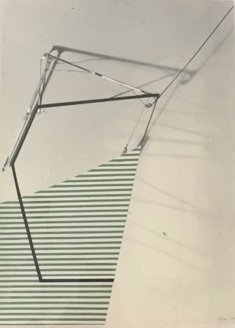 Gordon Moore's Untitled (2014. Ink and Paint on Photo Emulsion Paper. 16" x 12") at Anita Rogers Gallery