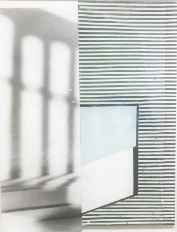 Gordon Moore. Untitled. 2018. Water-based medium on photo emulsion paper. 14" x 11"